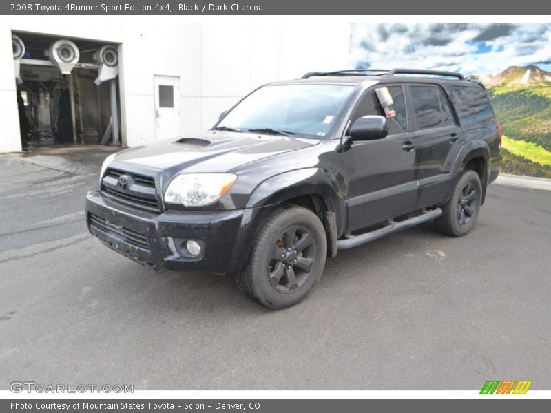 Black / Dark Charcoal 2008 Toyota 4Runner Sport Edition 4x4