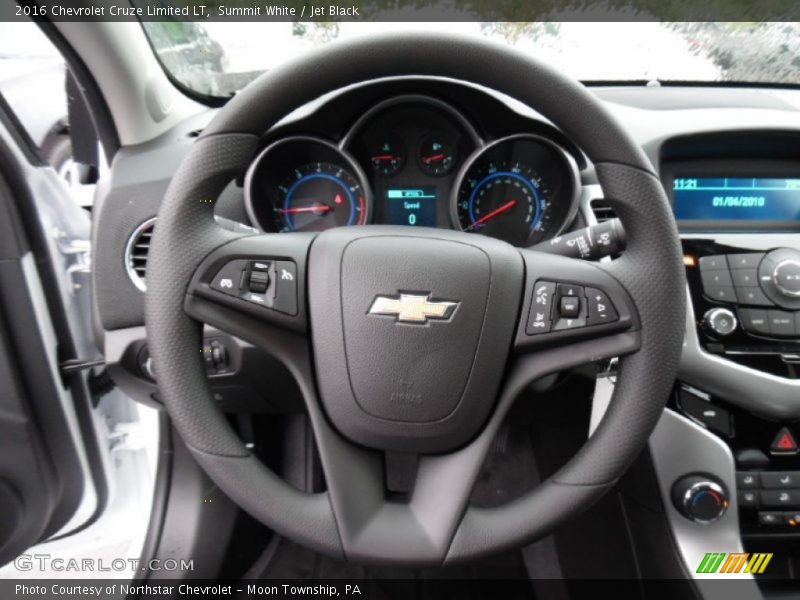 Summit White / Jet Black 2016 Chevrolet Cruze Limited LT