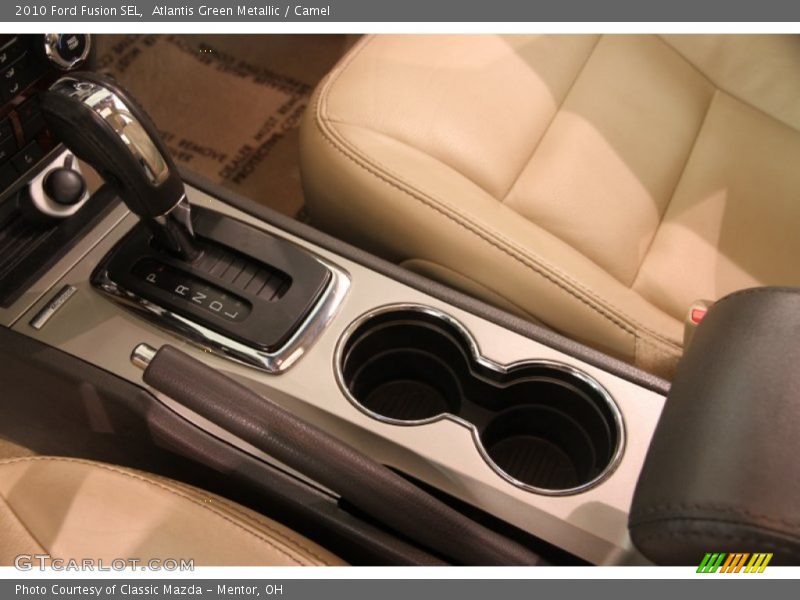 Atlantis Green Metallic / Camel 2010 Ford Fusion SEL