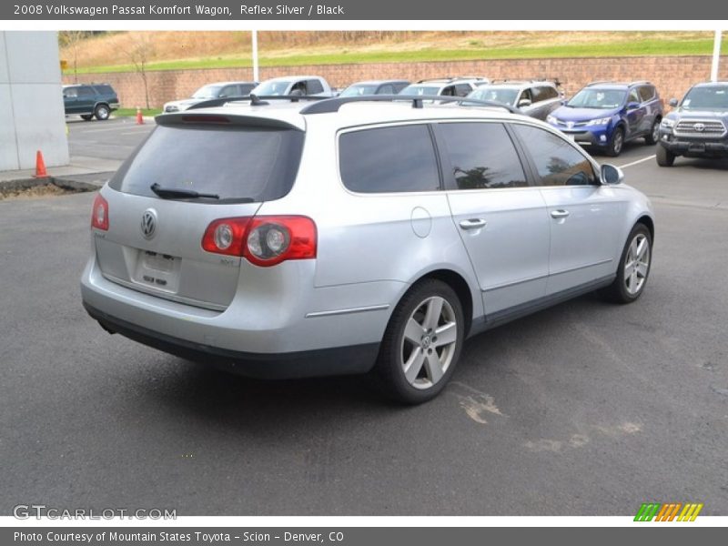 Reflex Silver / Black 2008 Volkswagen Passat Komfort Wagon