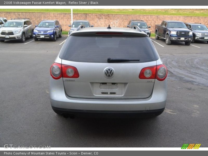 Reflex Silver / Black 2008 Volkswagen Passat Komfort Wagon