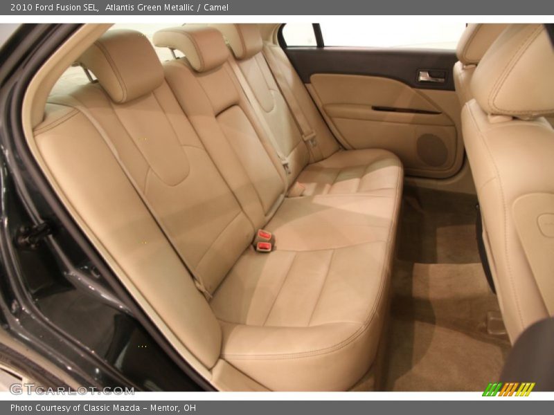 Atlantis Green Metallic / Camel 2010 Ford Fusion SEL