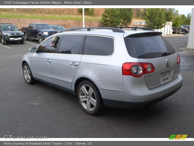 Reflex Silver / Black 2008 Volkswagen Passat Komfort Wagon