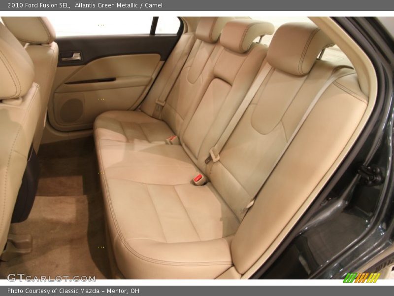 Atlantis Green Metallic / Camel 2010 Ford Fusion SEL