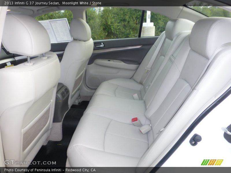 Moonlight White / Stone 2013 Infiniti G 37 Journey Sedan