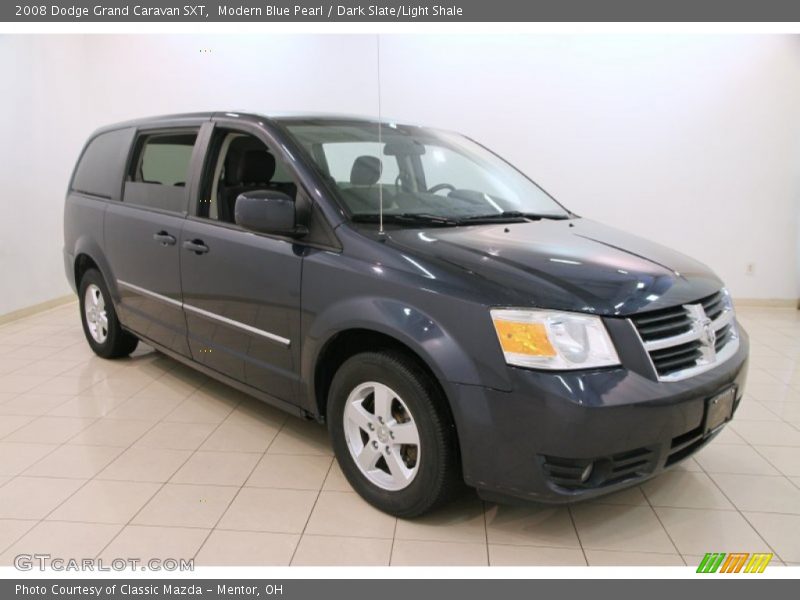 Modern Blue Pearl / Dark Slate/Light Shale 2008 Dodge Grand Caravan SXT