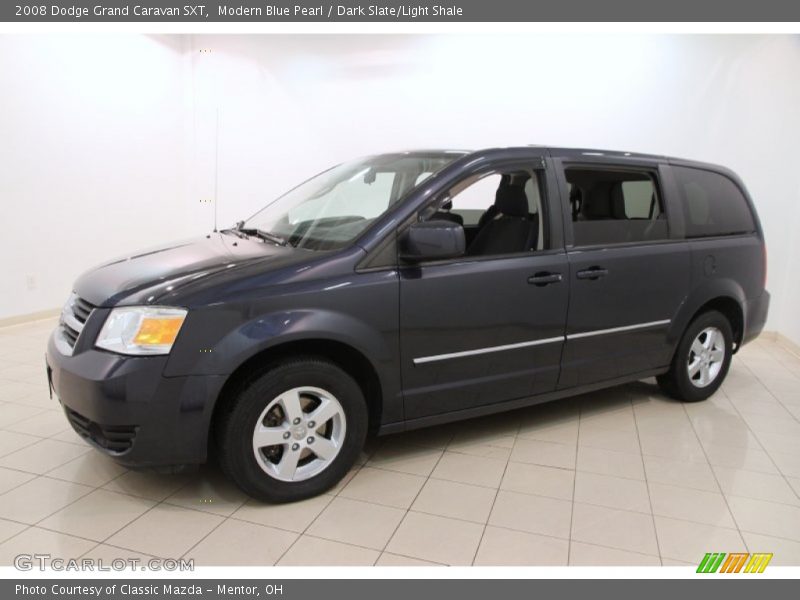 Modern Blue Pearl / Dark Slate/Light Shale 2008 Dodge Grand Caravan SXT