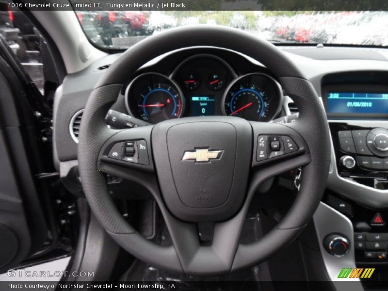 Tungsten Metallic / Jet Black 2016 Chevrolet Cruze Limited LT