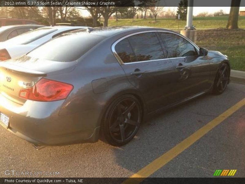 Graphite Shadow / Graphite 2012 Infiniti G 37 S Sport Sedan
