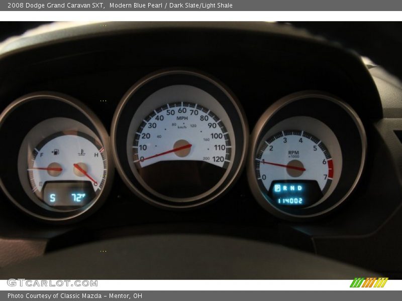 Modern Blue Pearl / Dark Slate/Light Shale 2008 Dodge Grand Caravan SXT