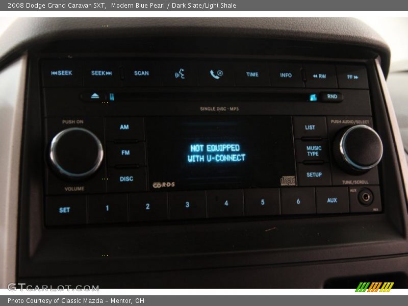 Modern Blue Pearl / Dark Slate/Light Shale 2008 Dodge Grand Caravan SXT