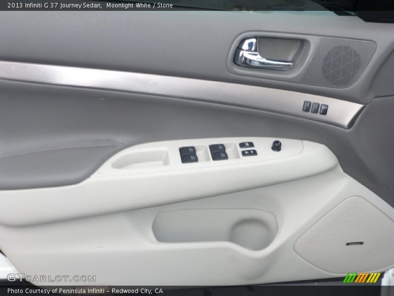 Moonlight White / Stone 2013 Infiniti G 37 Journey Sedan