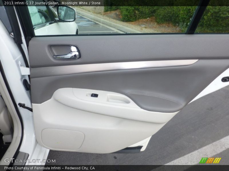 Moonlight White / Stone 2013 Infiniti G 37 Journey Sedan