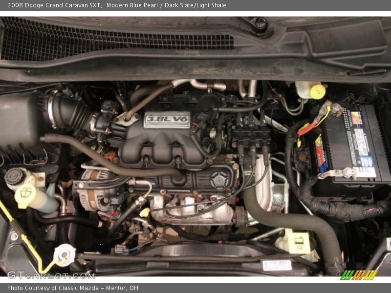 Modern Blue Pearl / Dark Slate/Light Shale 2008 Dodge Grand Caravan SXT