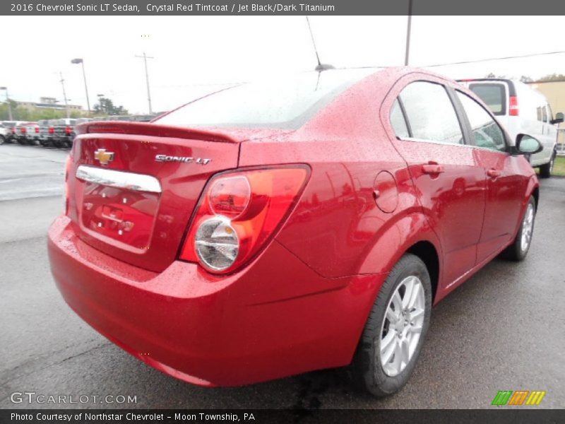 Crystal Red Tintcoat / Jet Black/Dark Titanium 2016 Chevrolet Sonic LT Sedan
