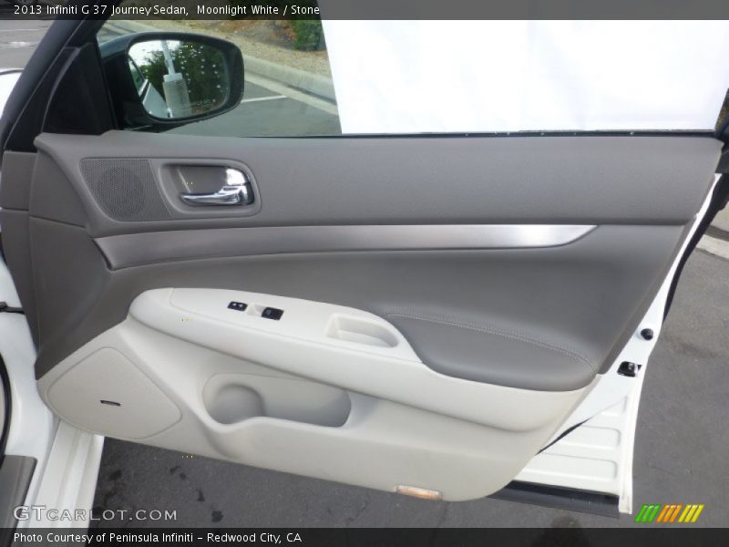 Moonlight White / Stone 2013 Infiniti G 37 Journey Sedan