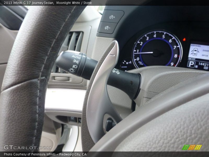 Moonlight White / Stone 2013 Infiniti G 37 Journey Sedan