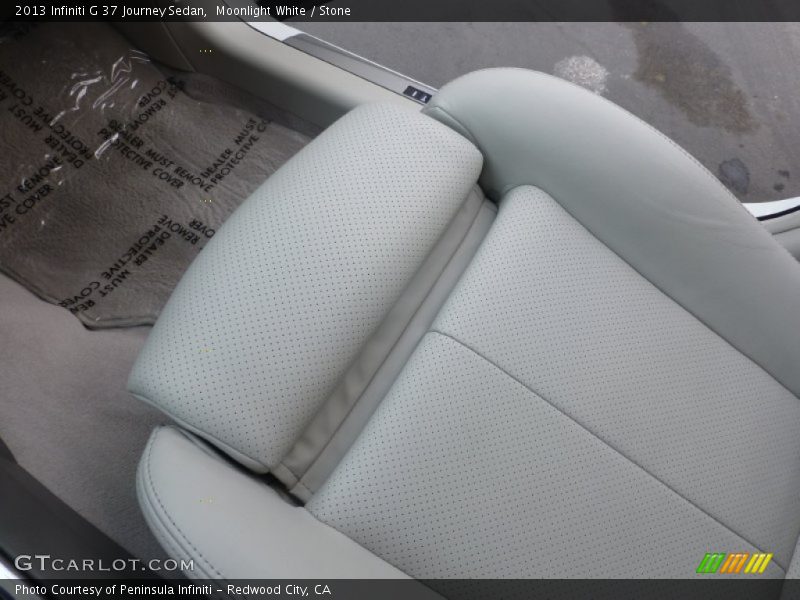 Moonlight White / Stone 2013 Infiniti G 37 Journey Sedan