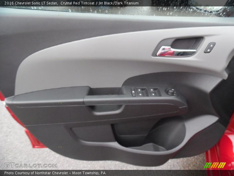 Crystal Red Tintcoat / Jet Black/Dark Titanium 2016 Chevrolet Sonic LT Sedan