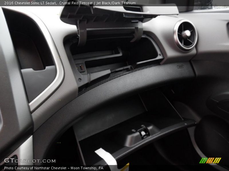 Crystal Red Tintcoat / Jet Black/Dark Titanium 2016 Chevrolet Sonic LT Sedan