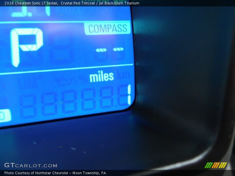 Crystal Red Tintcoat / Jet Black/Dark Titanium 2016 Chevrolet Sonic LT Sedan