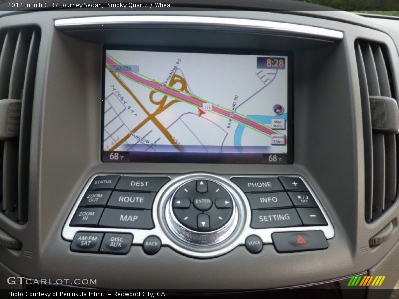 Smoky Quartz / Wheat 2012 Infiniti G 37 Journey Sedan