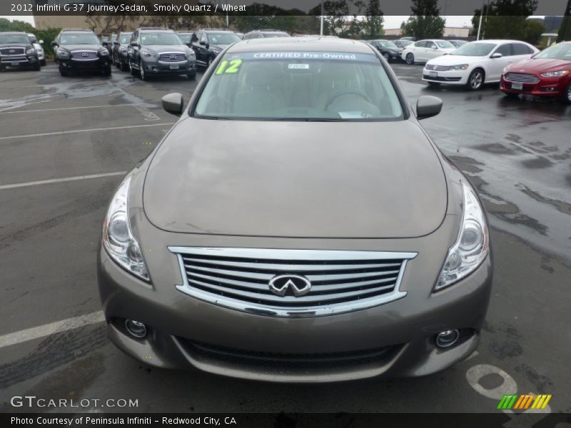 Smoky Quartz / Wheat 2012 Infiniti G 37 Journey Sedan