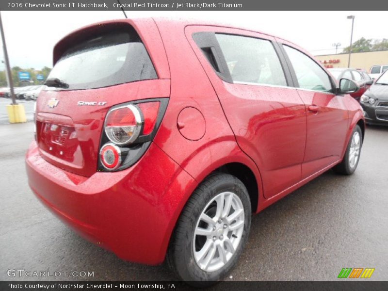 Crystal Red Tintcoat / Jet Black/Dark Titanium 2016 Chevrolet Sonic LT Hatchback