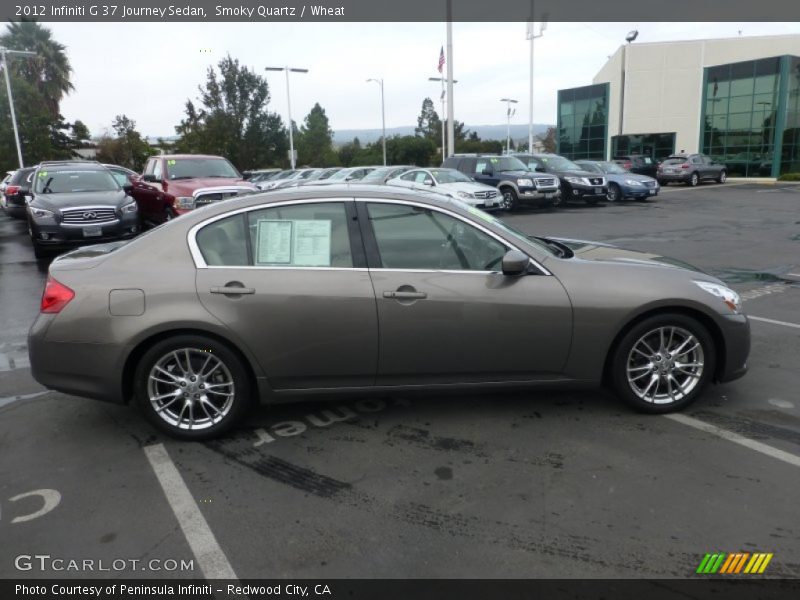 Smoky Quartz / Wheat 2012 Infiniti G 37 Journey Sedan