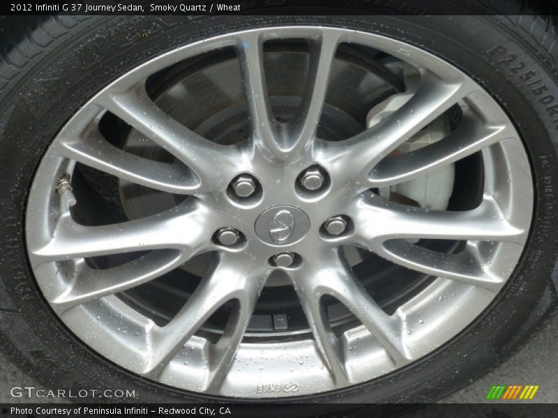 Smoky Quartz / Wheat 2012 Infiniti G 37 Journey Sedan