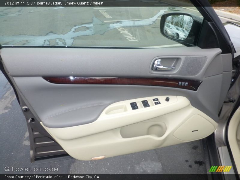 Smoky Quartz / Wheat 2012 Infiniti G 37 Journey Sedan