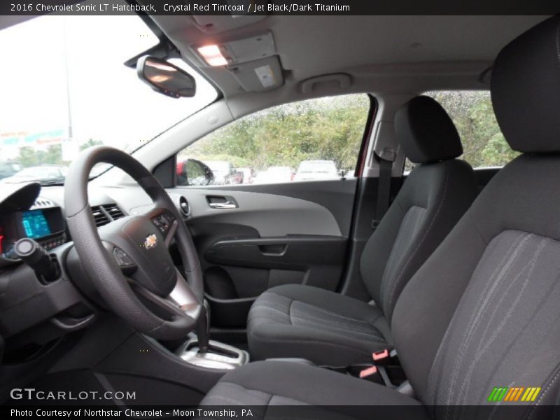 Front Seat of 2016 Sonic LT Hatchback
