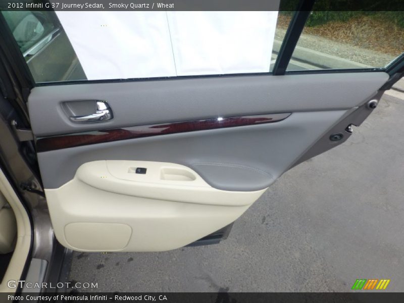 Smoky Quartz / Wheat 2012 Infiniti G 37 Journey Sedan