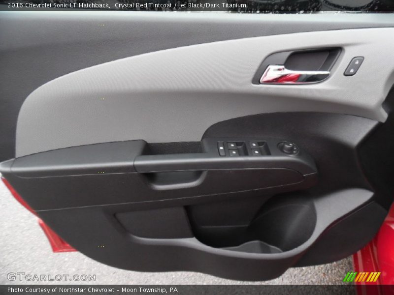 Crystal Red Tintcoat / Jet Black/Dark Titanium 2016 Chevrolet Sonic LT Hatchback