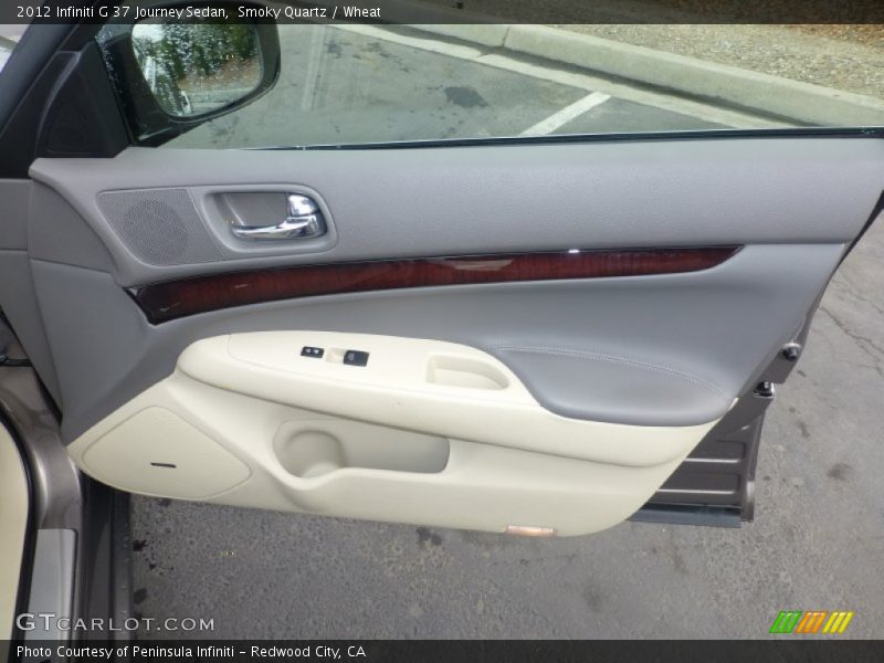 Smoky Quartz / Wheat 2012 Infiniti G 37 Journey Sedan