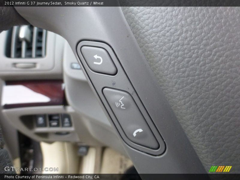 Smoky Quartz / Wheat 2012 Infiniti G 37 Journey Sedan