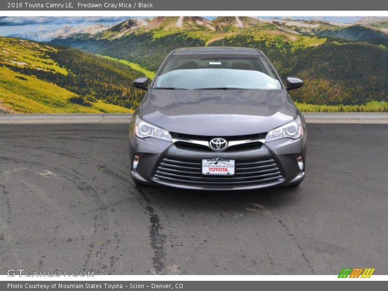 Predawn Gray Mica / Black 2016 Toyota Camry LE