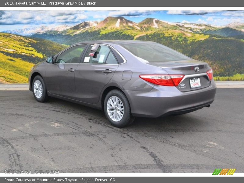 Predawn Gray Mica / Black 2016 Toyota Camry LE