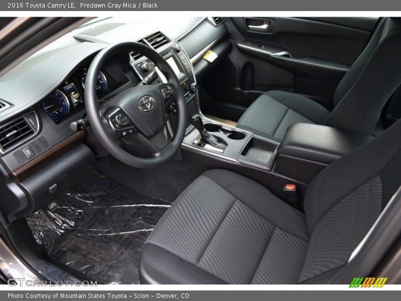 Predawn Gray Mica / Black 2016 Toyota Camry LE