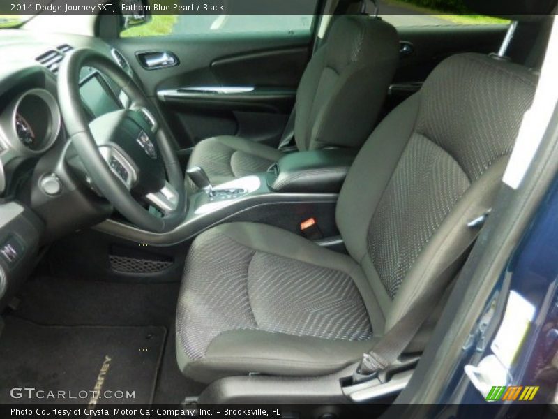 Fathom Blue Pearl / Black 2014 Dodge Journey SXT