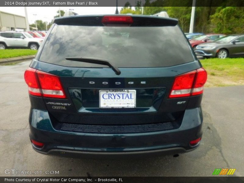 Fathom Blue Pearl / Black 2014 Dodge Journey SXT