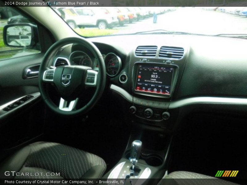 Fathom Blue Pearl / Black 2014 Dodge Journey SXT