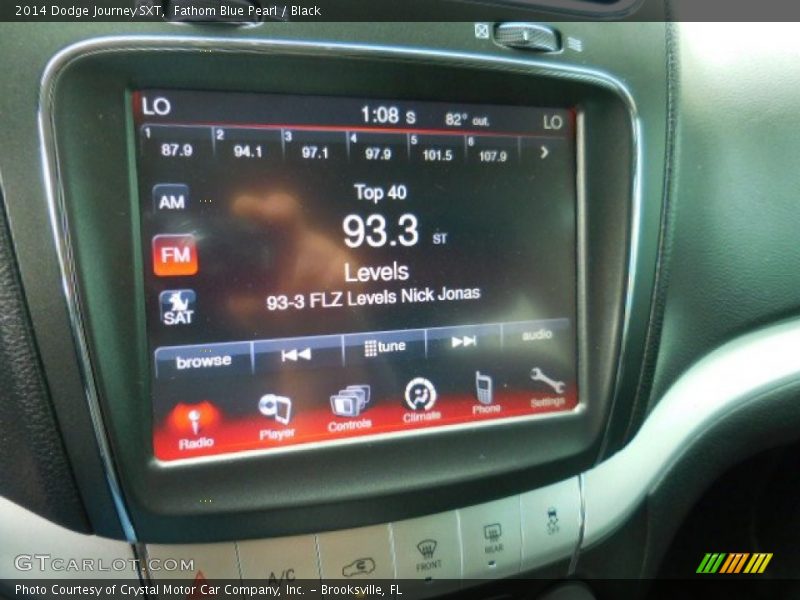 Fathom Blue Pearl / Black 2014 Dodge Journey SXT