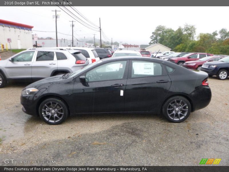 Pitch Black / Black 2016 Dodge Dart SE