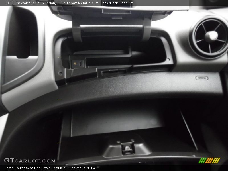 Blue Topaz Metallic / Jet Black/Dark Titanium 2013 Chevrolet Sonic LS Sedan