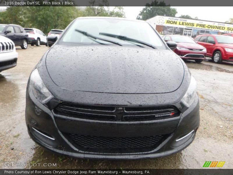 Pitch Black / Black 2016 Dodge Dart SE