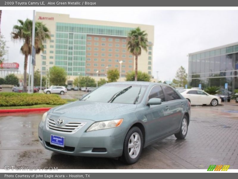 Aloe Green Metallic / Bisque 2009 Toyota Camry LE