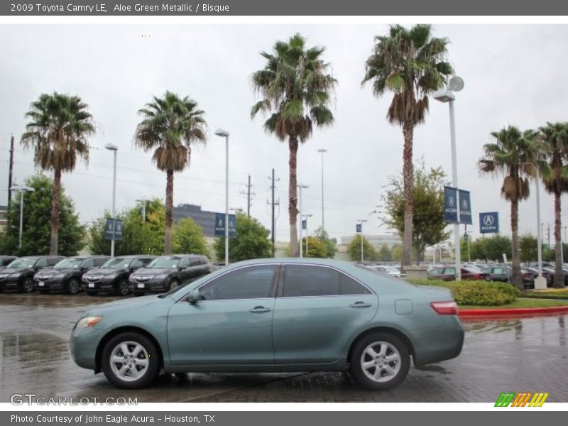 Aloe Green Metallic / Bisque 2009 Toyota Camry LE