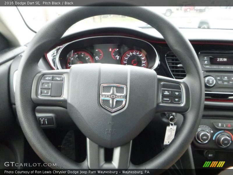Pitch Black / Black 2016 Dodge Dart SE
