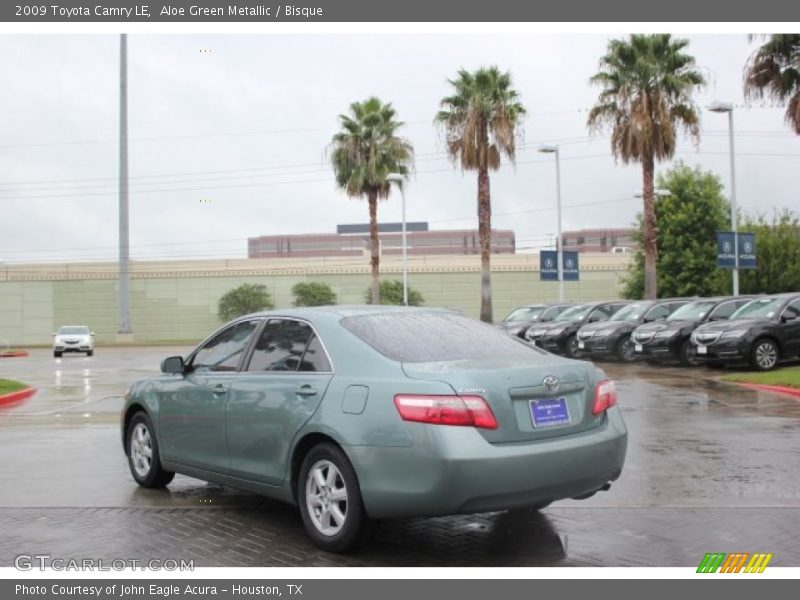 Aloe Green Metallic / Bisque 2009 Toyota Camry LE